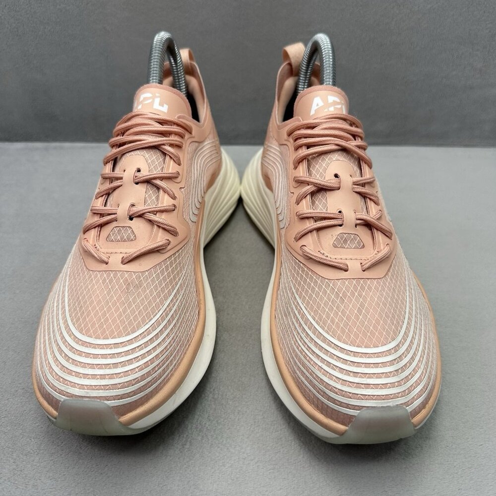 APL Women's Athletic Sneakers in Dusty Rose and White - Picture 2 of 8